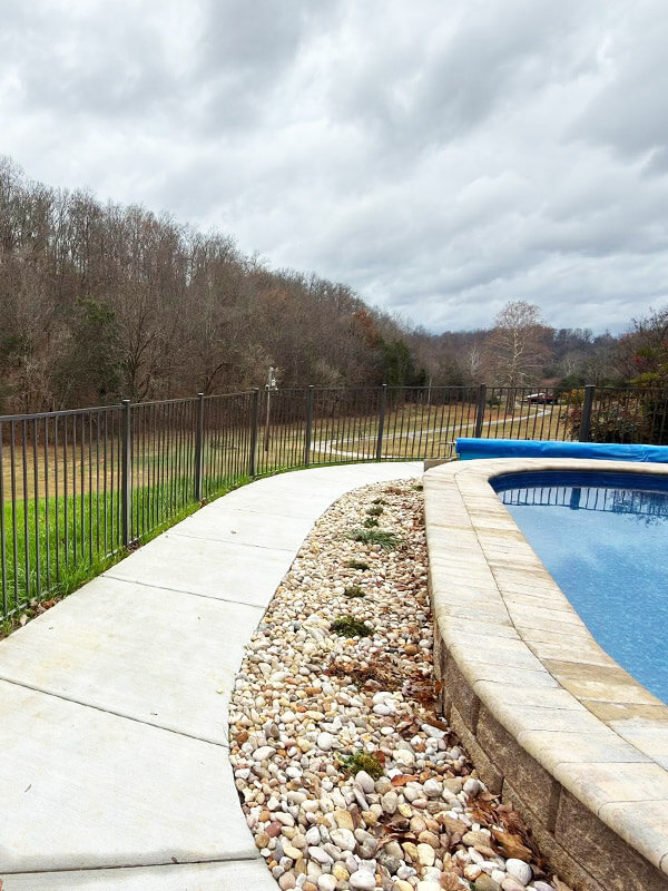 Aluminum Pool fence benefits in Middle Tennessee
