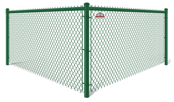 Green Chain Link fence contractor in Middle Tennessee