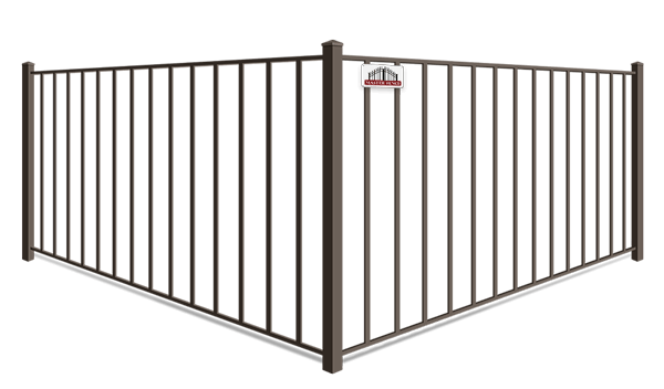 2 Rail aluminum fence company in Middle Tennessee