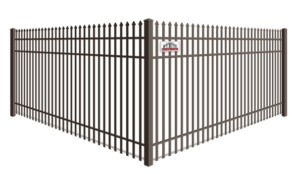 Double Picket Spear Top aluminum fence company in Middle Tennessee