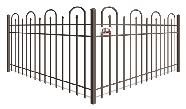 Looped Picket aluminum fence company in Middle Tennessee