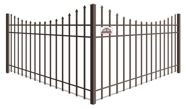 Scalloped Top aluminum fence company in Middle Tennessee