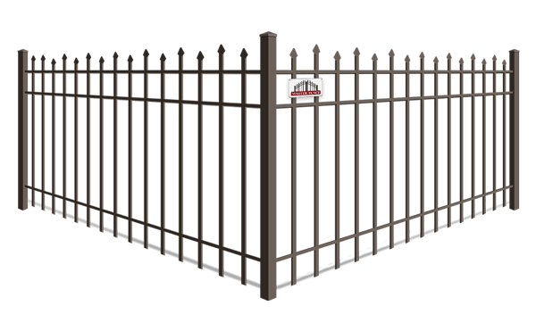 Staggered Picket aluminum fence company in Middle Tennessee