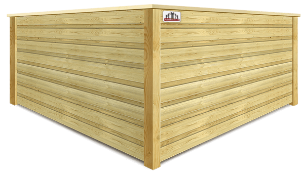 Horizontal Board On Board wood fence company in Middle Tennessee