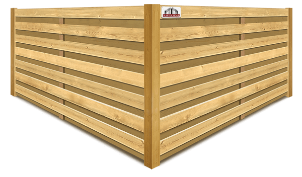 Horizontal Shadowbox wood fence company in Middle Tennessee