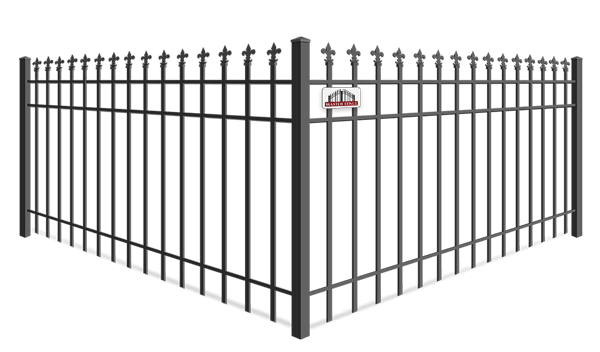 Fleur De Lis Finial wrought iron fence company in Middle Tennessee