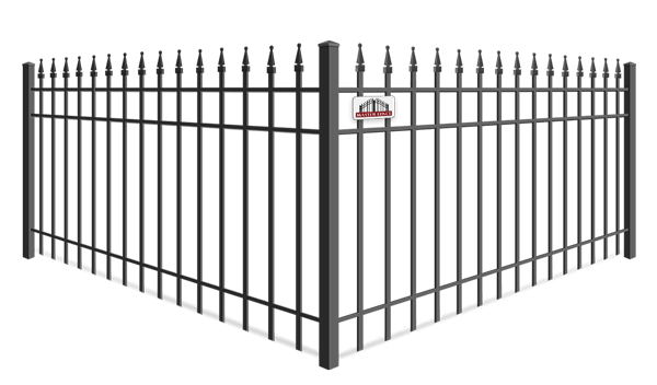 Quad Flare wrought iron fence company in Middle Tennessee
