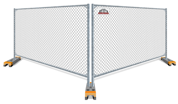 Temporary crowd-control fencing in Murfreesboro Tennessee