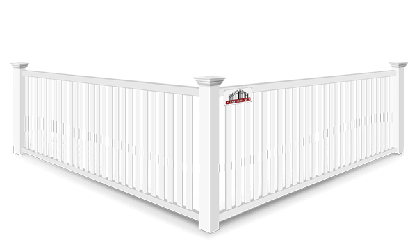 2 Rail Closed Picket vinyl fence contractor in Middle Tennessee