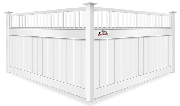 Spindle Top vinyl fence contractor in Middle Tennessee