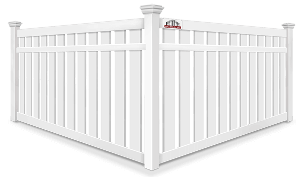 Semi-Privacy vinyl fence contractor in Middle Tennessee