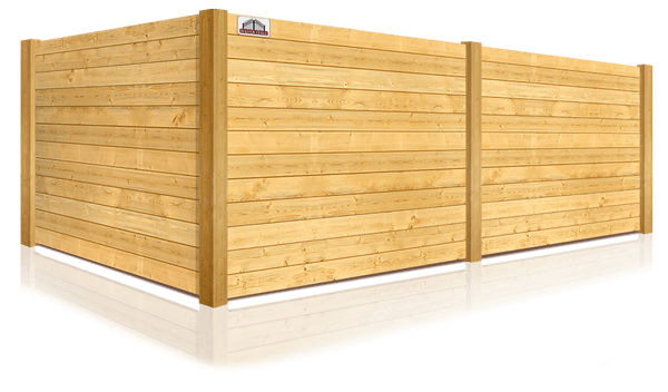 Wood Horizontal Privacy Fence benefits