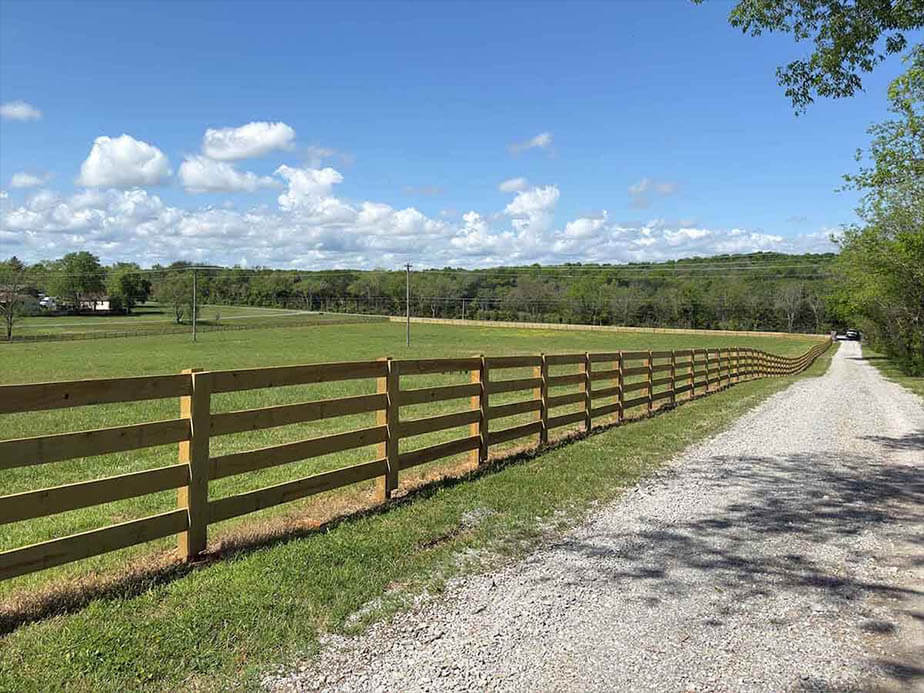 Farm fence in This Town Tennessee