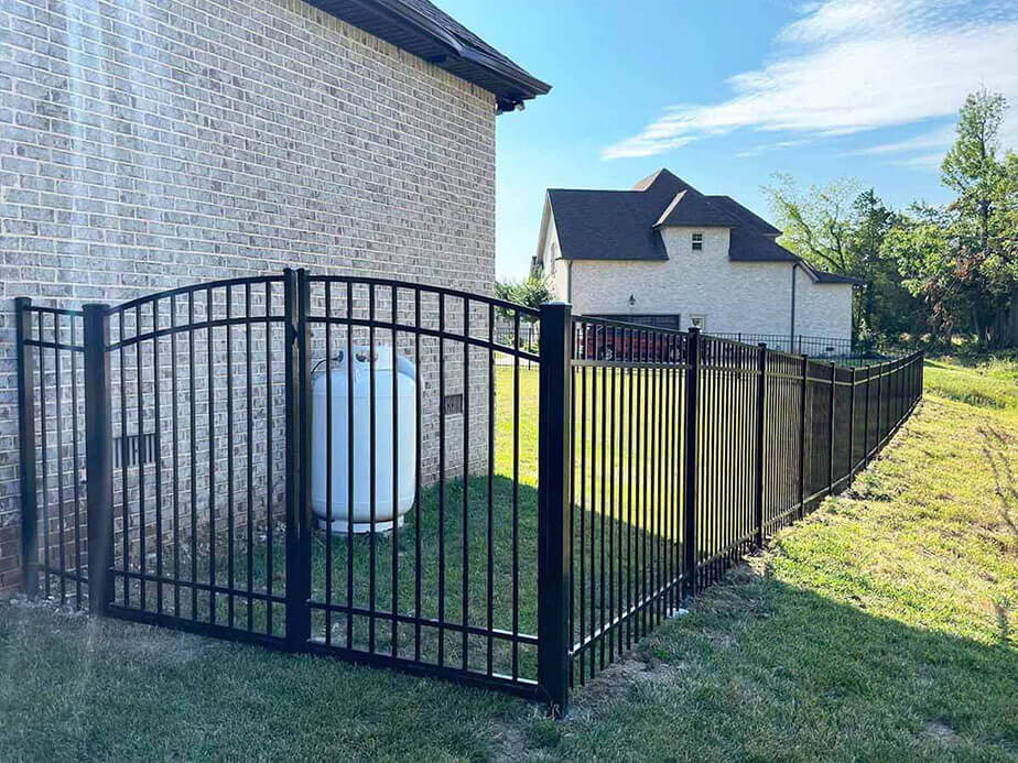 Ornamental steel fence in This Town Tennessee